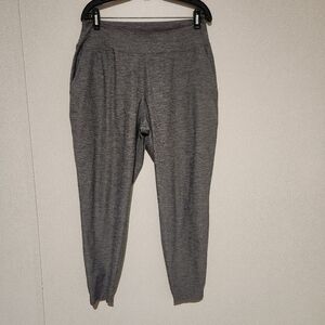 Greyson Womens Pull On Joggers Gray Large